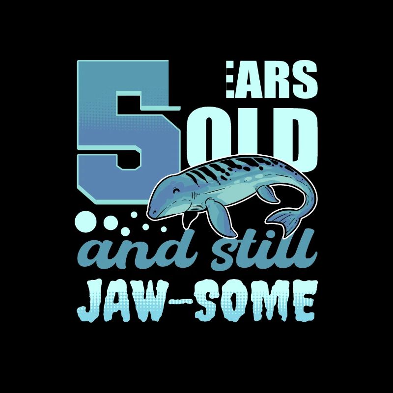 5 ans et encore jaw-Some Mosasaurus Anniversaire