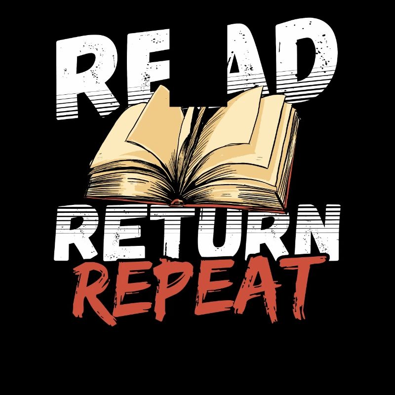 Read Return Repeat Librarian Library Book Lover