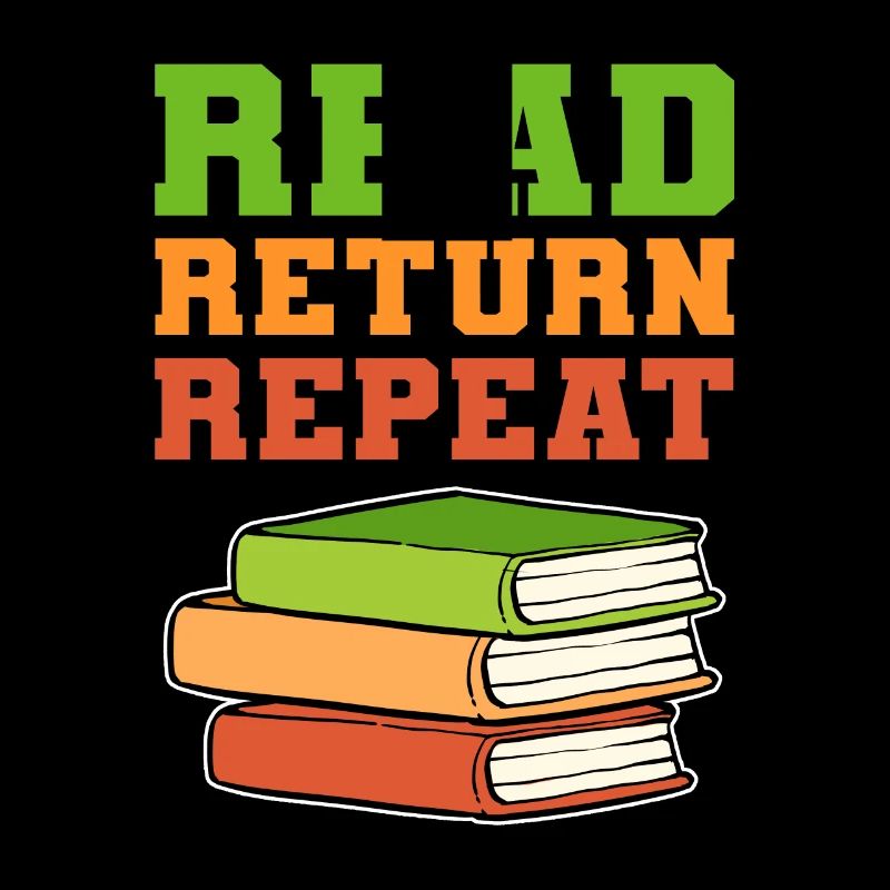Read Return Repeat Librarian Book Lover
