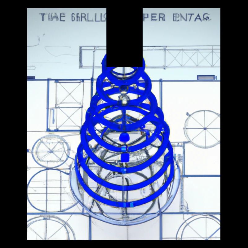 Christmas Christmas Tree Schematic Blueprint