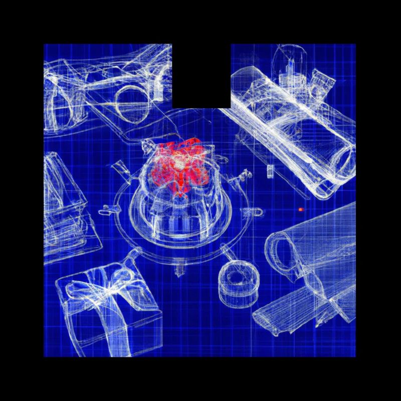 Plan schématique de l’arbre de Noël