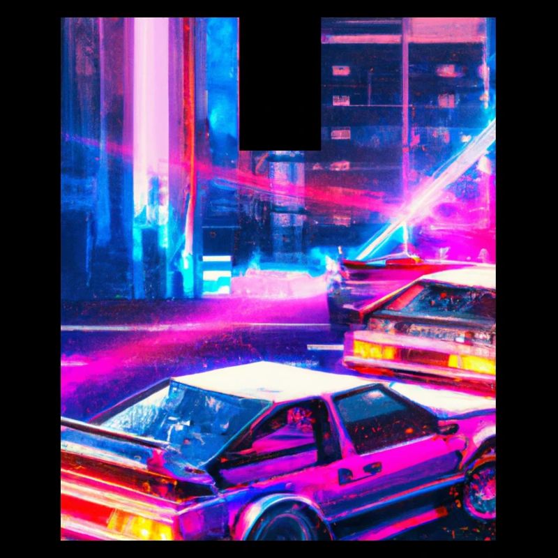 Vaporwave Esthétique Synthwave City