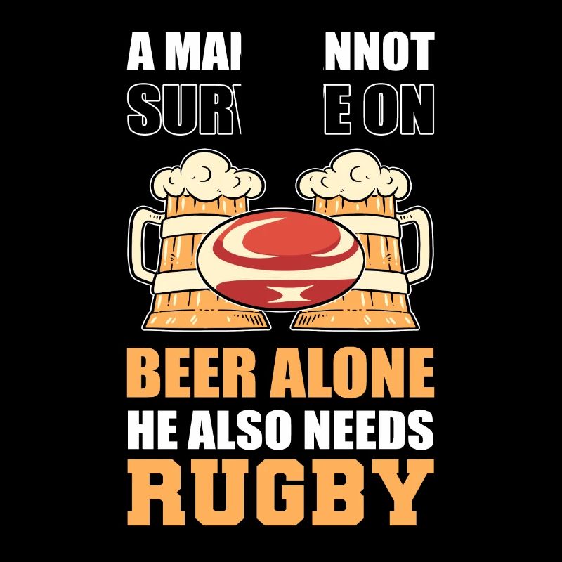 A Man Cannot Survive On Beer Alone He Also Needs