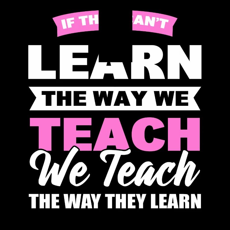 S’ils ne peuvent pas apprendre comme nous le pouvons