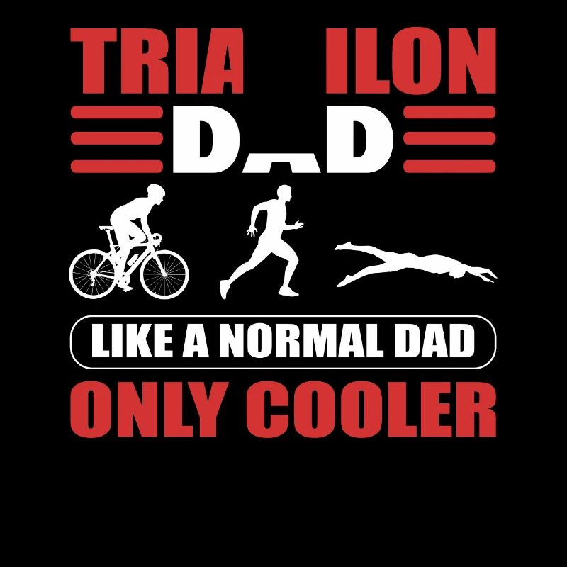 Papa triathlon comme un papa normal, seulement plus cool