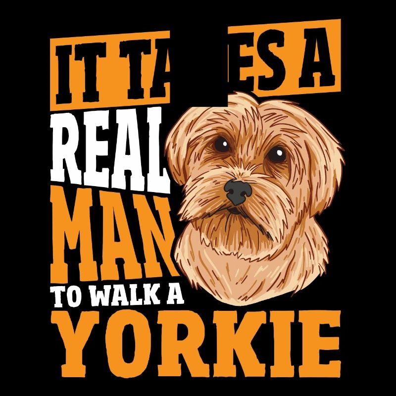 Yorkshire Terrier-Besitzer: Nur ein echter Mann