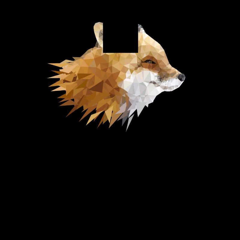 Nature Splinters Fox Graphic Art Gift Idea