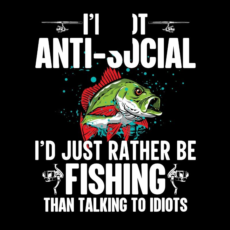 Je ne suis pas antisocial, je préfère simplement pêcher