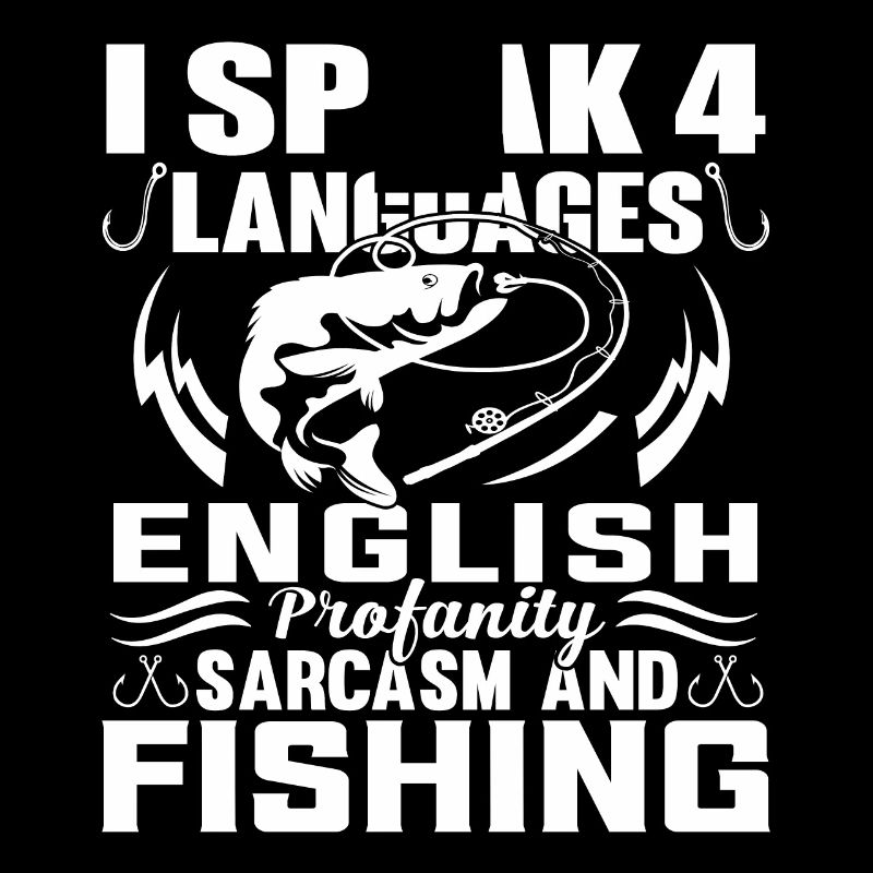 Je parle 4 langues Anglais Profanity Sarkasm