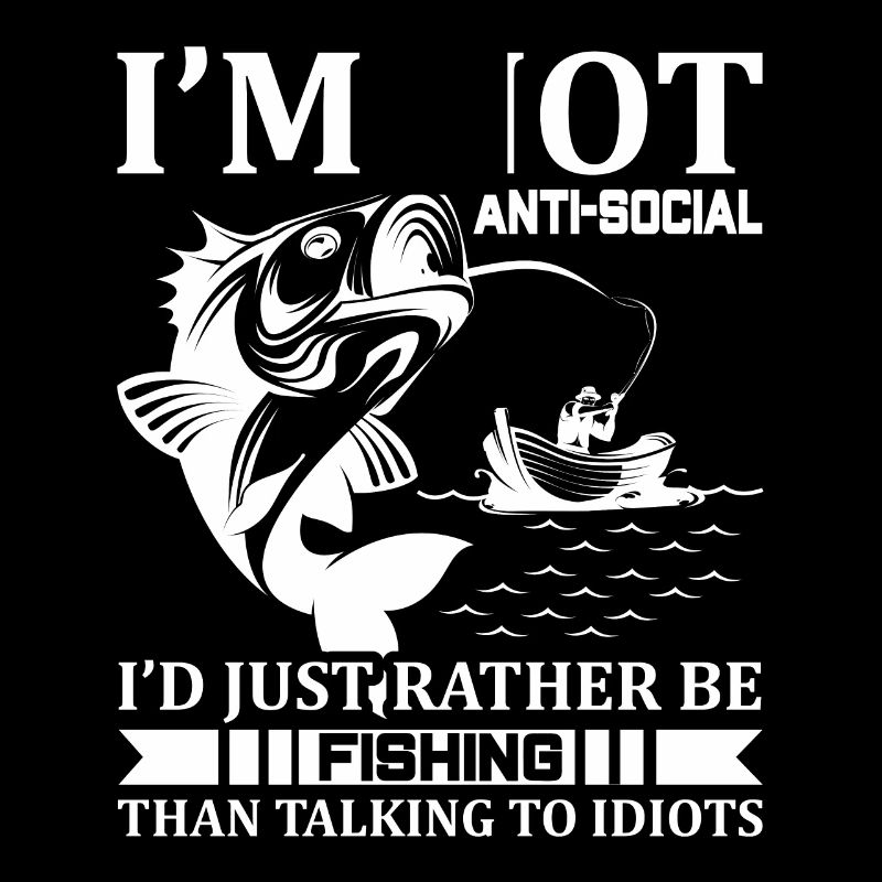 Je ne suis pas antisocial, je préfère simplement pêcher