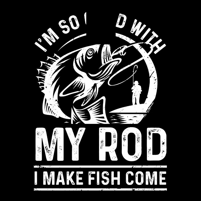 Je suis si bon avec ma canne que le poisson