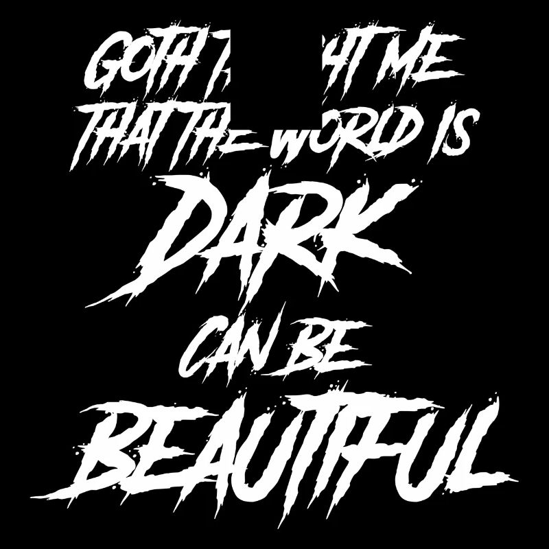 Goth m’a appris que le monde est beau