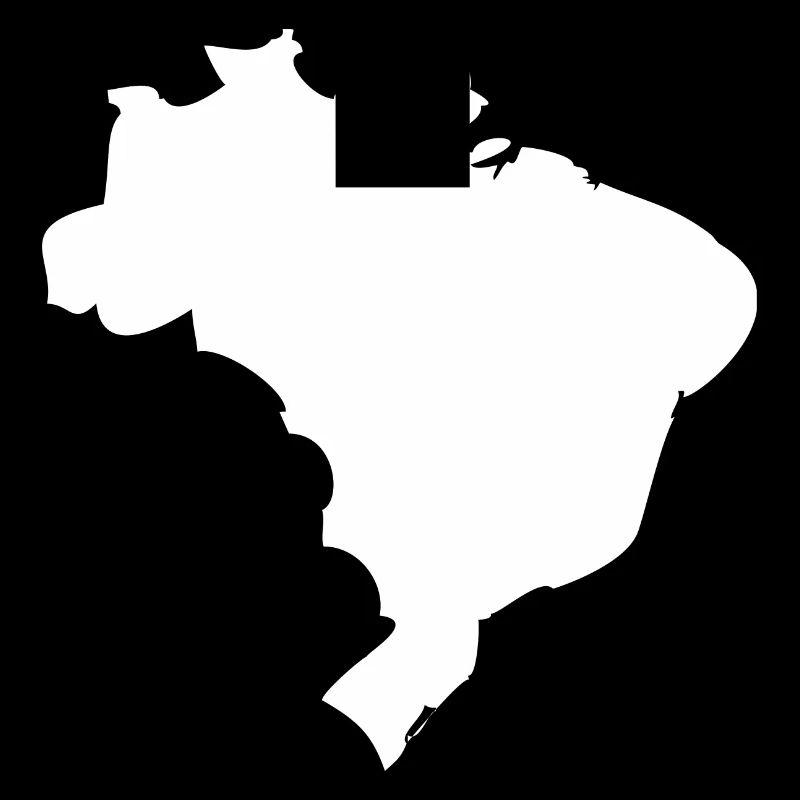 Drapeau de la carte du Brésil