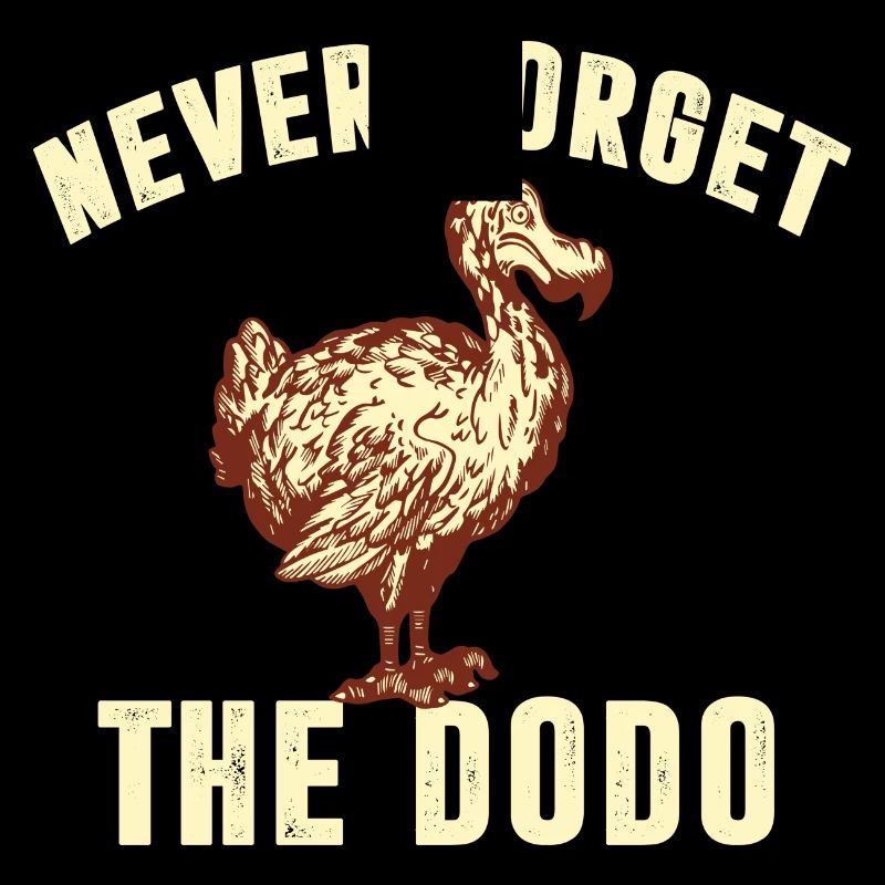 never forget the dodo vergesst nicht dodo vogel