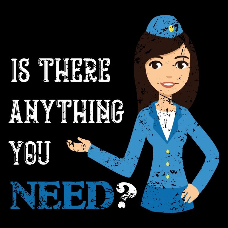 Stewardess flight attendant