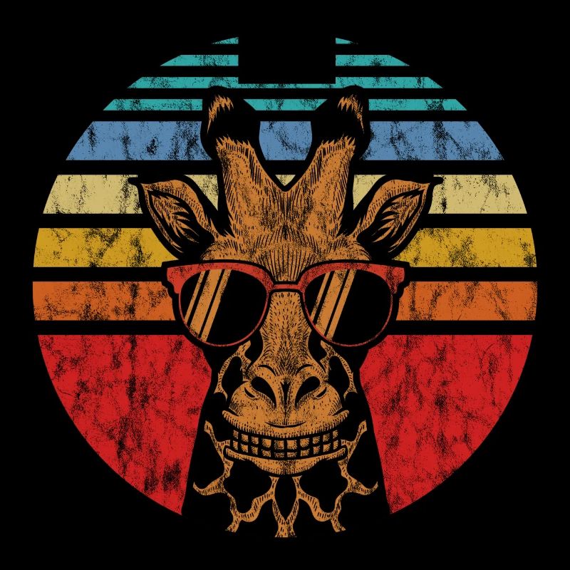 Giraffe Tier cool Sonnenbrille
