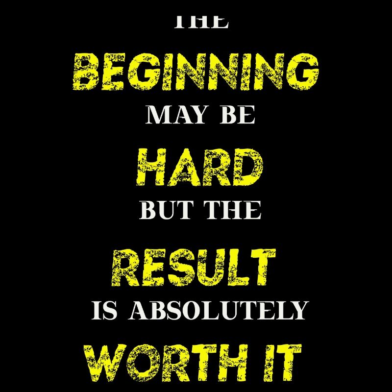 Beginning hard Result Worth it Geschenkidee