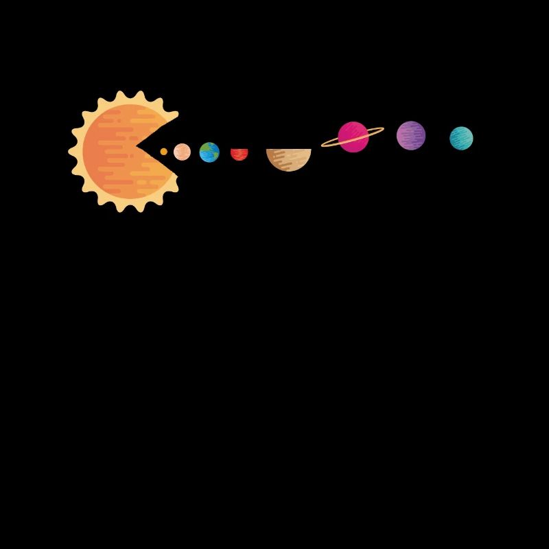 Funny Sun Planets Outer Space Galaxy Solar System