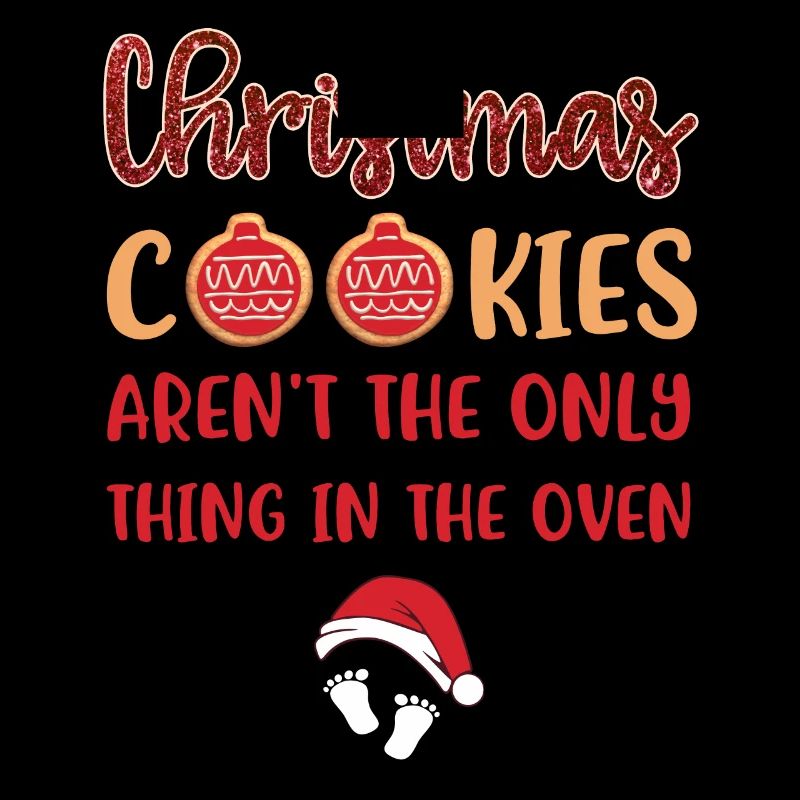 Cookie bébé annonce de grossesse de Noël