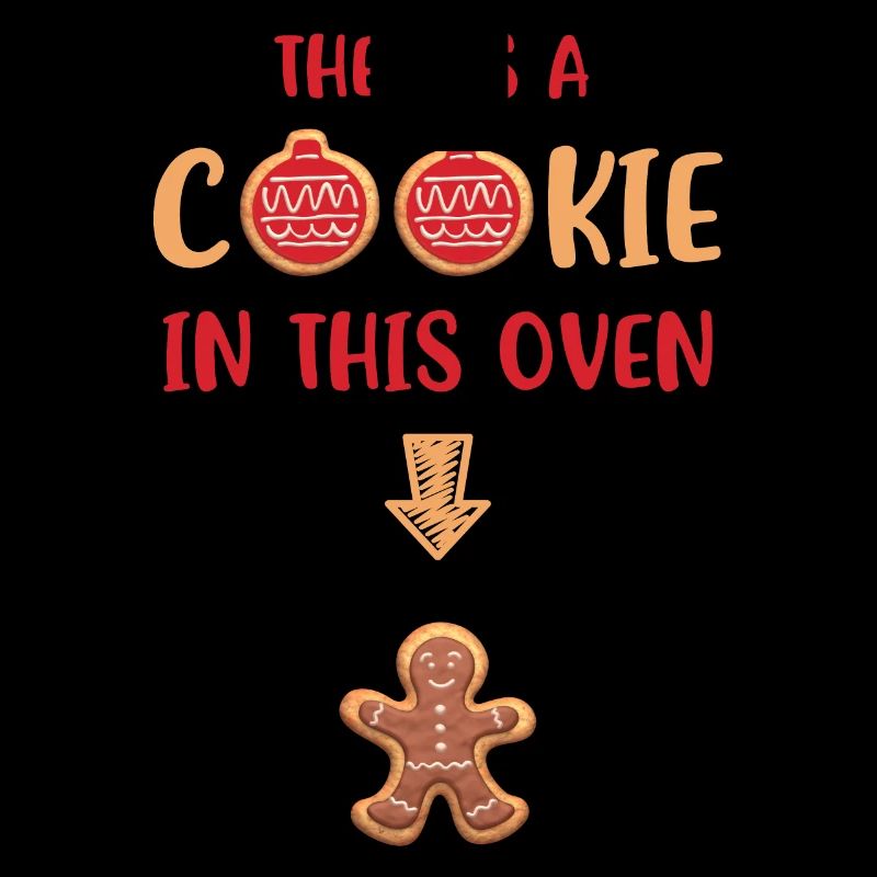 Cookie bébé annonce de grossesse de Noël