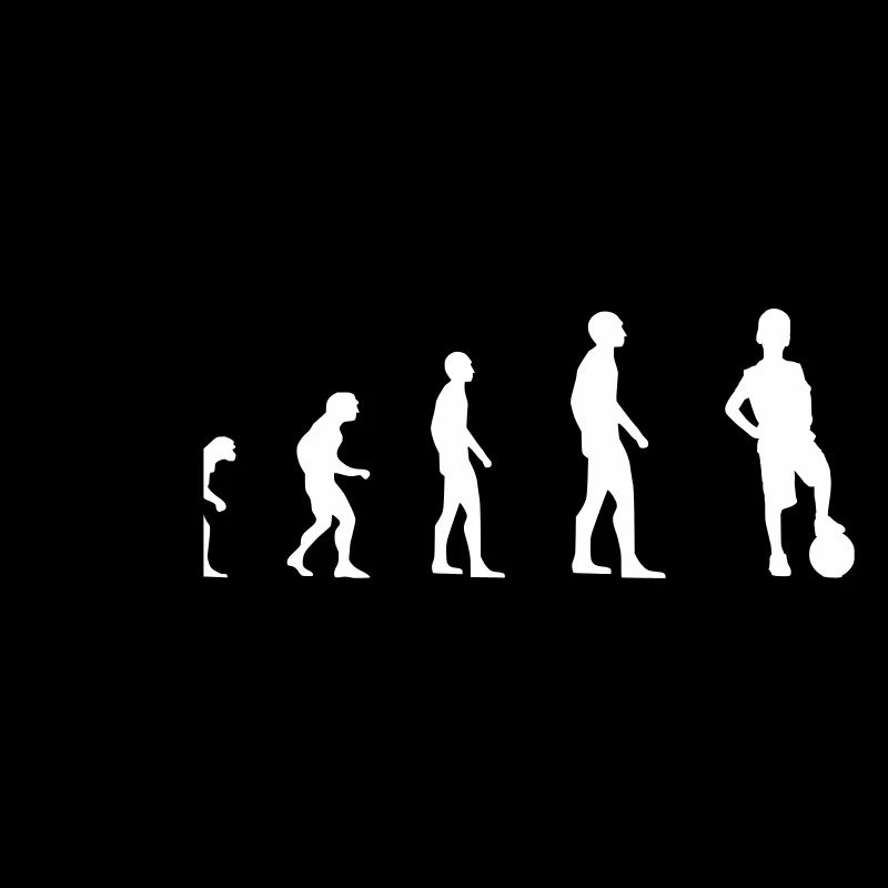 Fußball Junge – Evolution