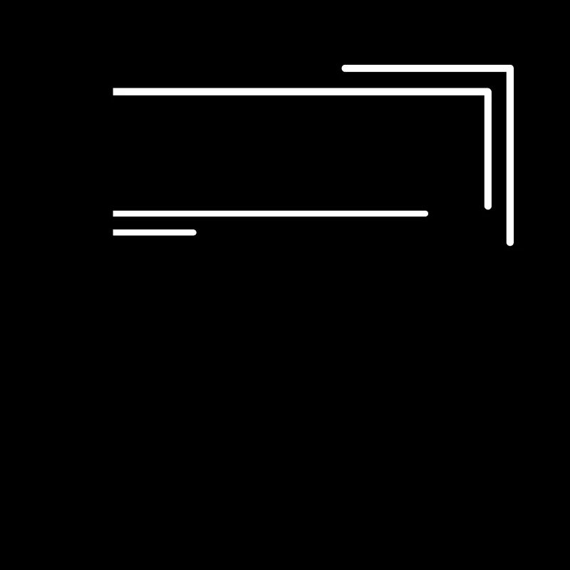 White box frame line line