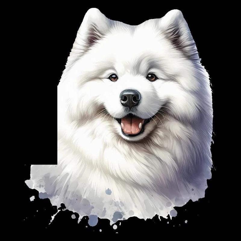 Chien Samoyède Cadeaux Mignon Samoyède Chien Graphique