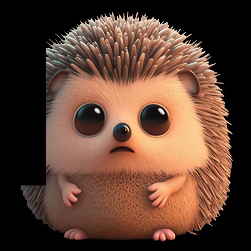 Niedlicher kleiner Chibi Igel