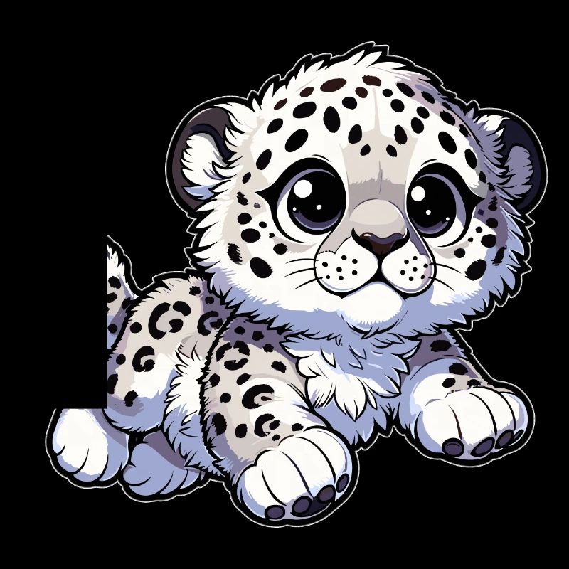 Snow Leopard Leopard White Leopard