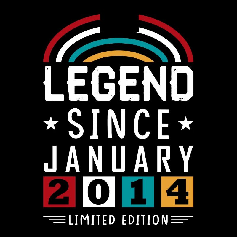 2014 Legend Since Birthday Gift January