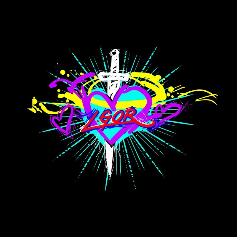 L.Gor Dolch mit Herz