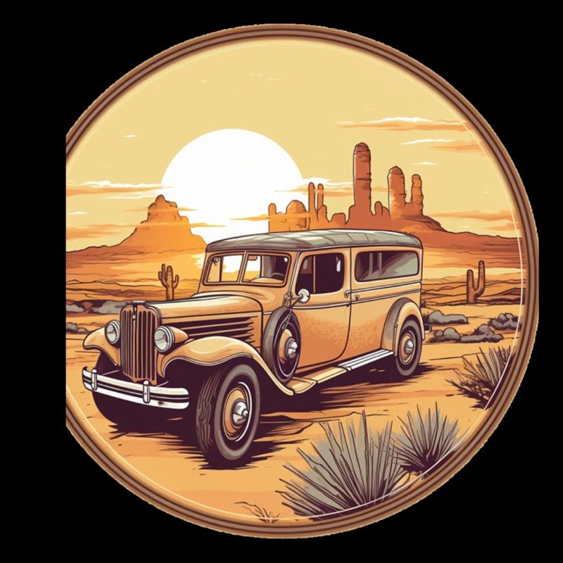Oldtimer dans le désert