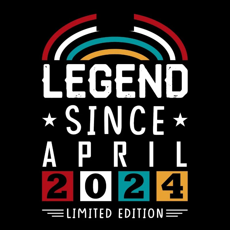 2024 Legend Since Geburtstag Geschenk April