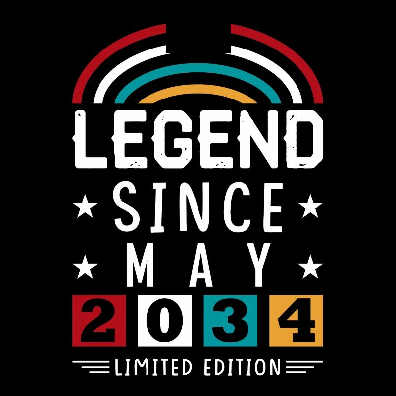 2034 Legend Since Geburtstag Geschenk Mai
