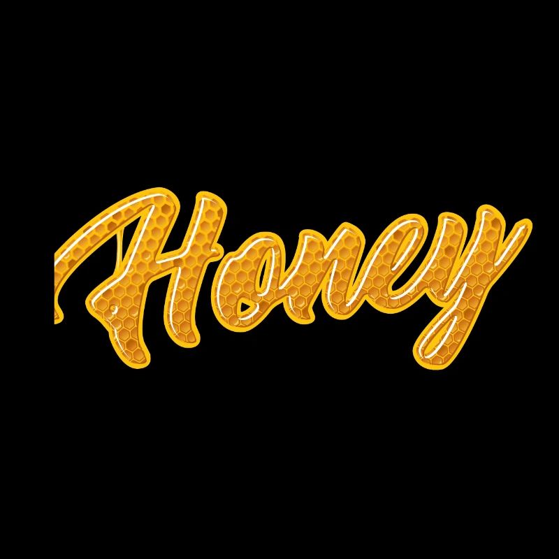 Honey Honey Bee Beekeeper Graffiti Lettering