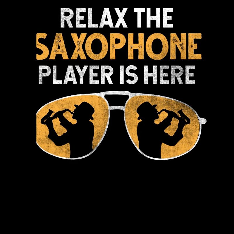 Brass saxophone