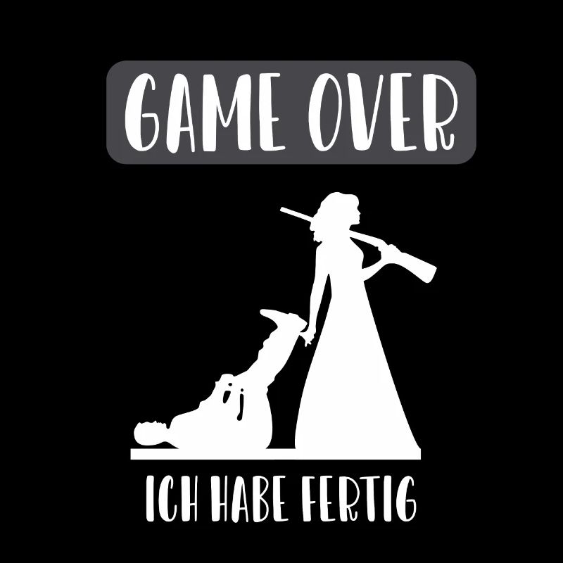 Game over Bräutigam junggesellenabschied Geschenk