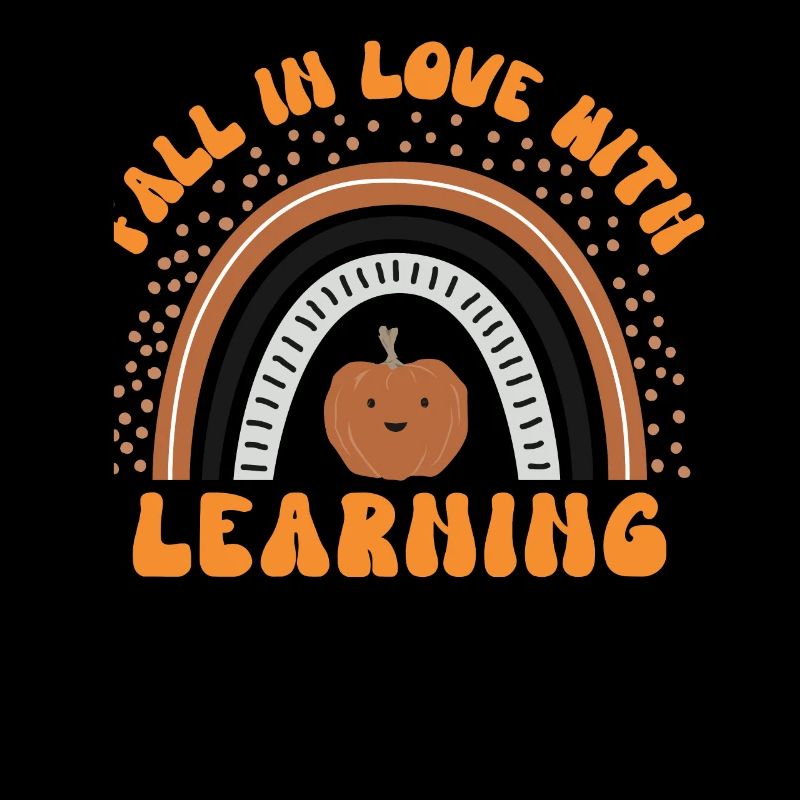 Fall Teacher , Fall In Love With Learning,