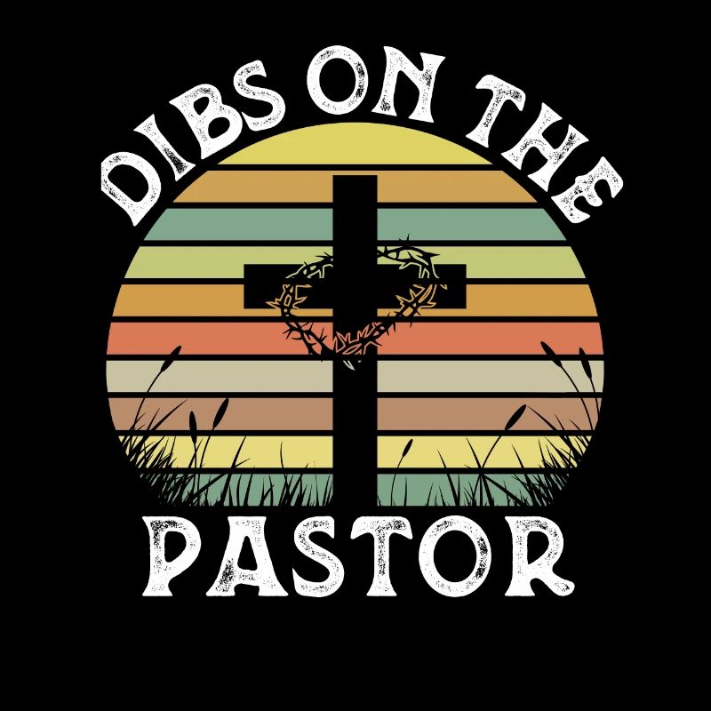 Retro Groovy Dibs Sur Le pasteur, drôles de pasteurs