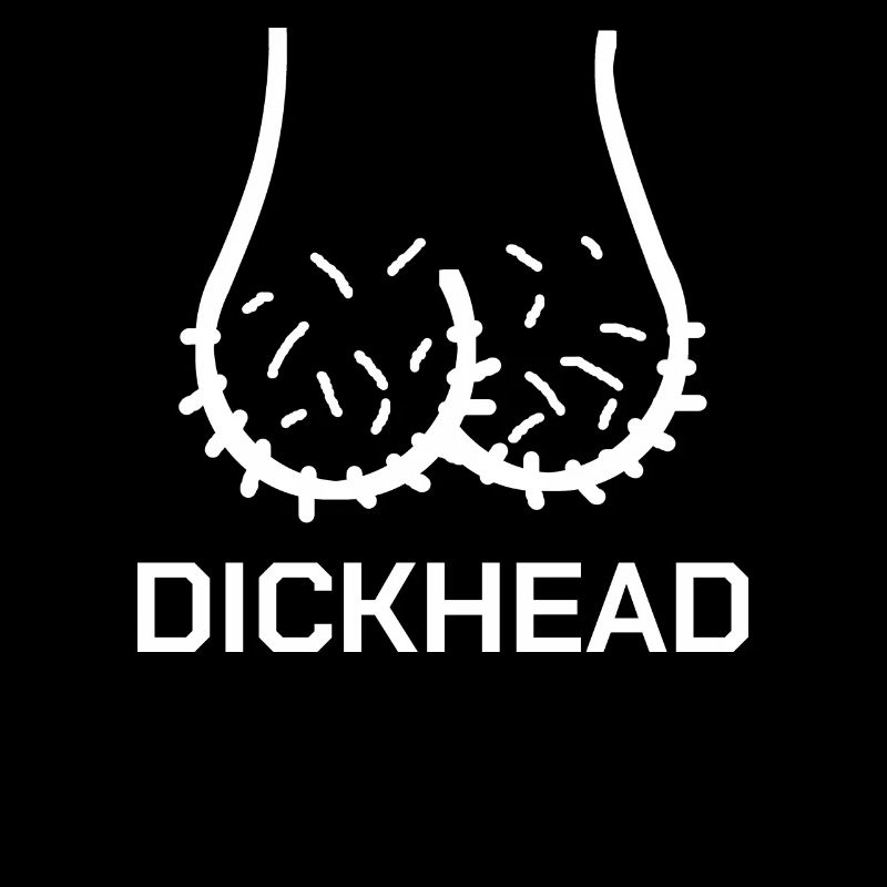 Penis Head Testicles Face Dickhead Funny Gift