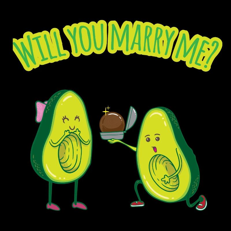 Avocado marriage proposal - marriage proposal