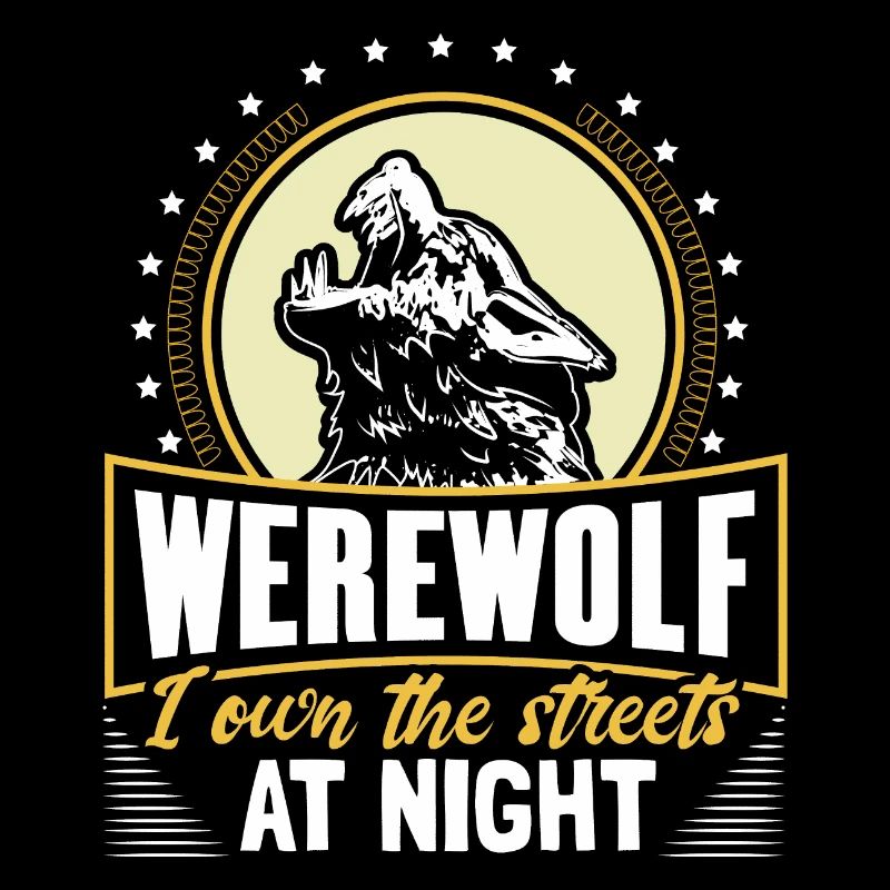 Halloween Werewolf Moon Ghost Hour Gift