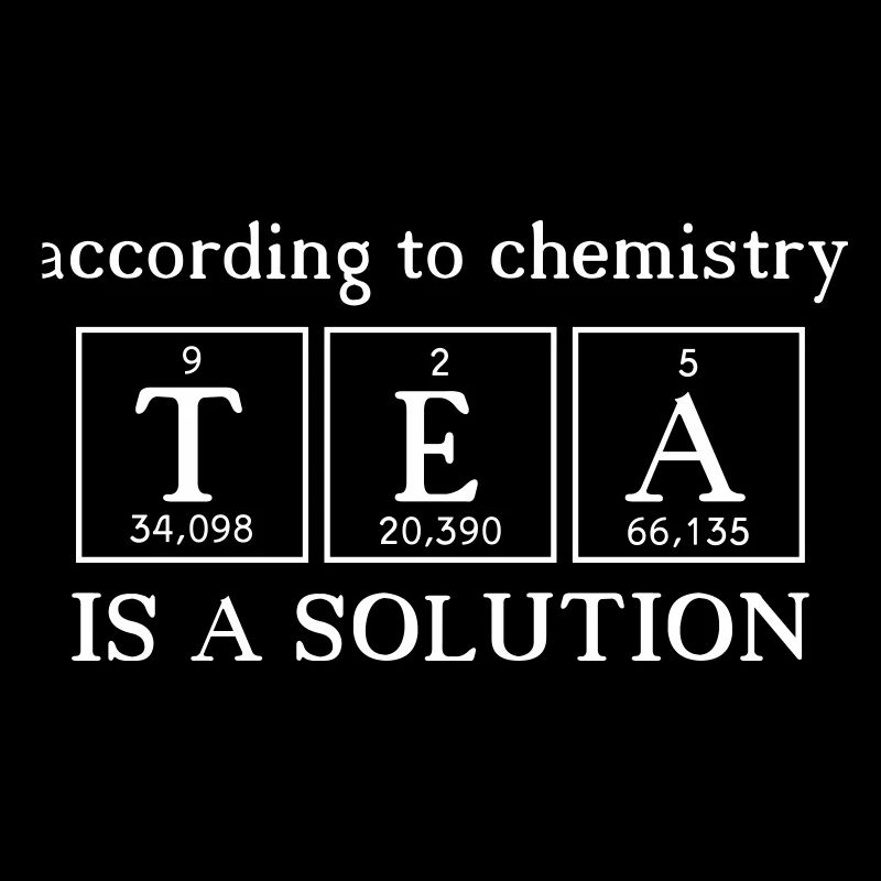 Tea is a solution - teabag chemistry elements