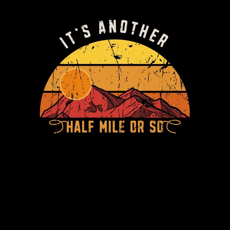 Es ist noch eine halbe Meile oder so - Track Marathon Run