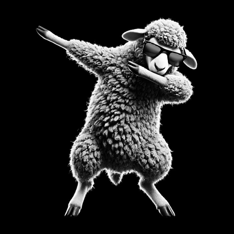 Funny Dabbing Sheep Dancing Animal Lover Dab
