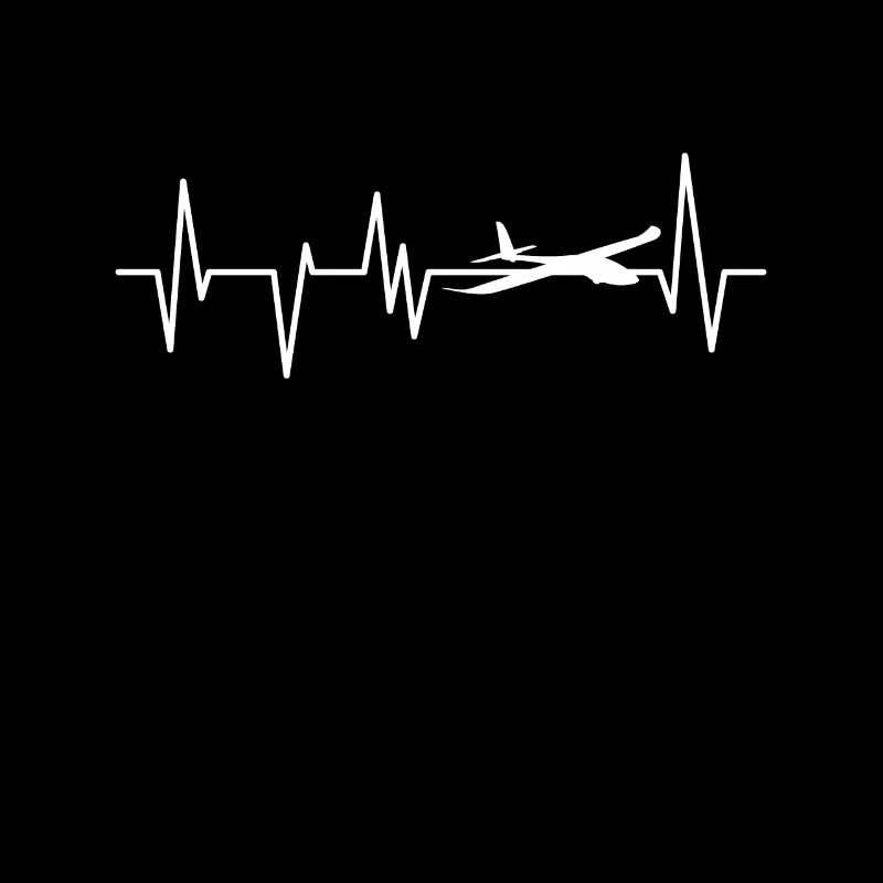 Pilot glider soaring flies