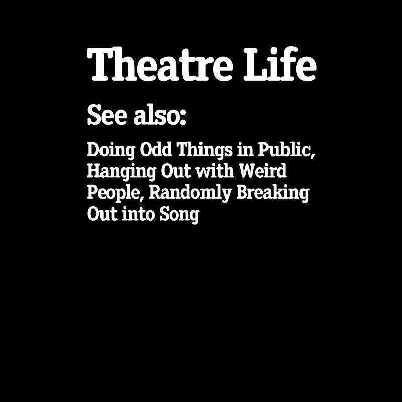 Theatre Stage Musical Actor Samples Gift