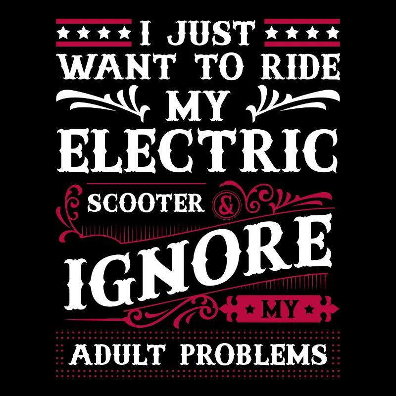 Rollerfahrer Elektrisch E-Roller Ladestation