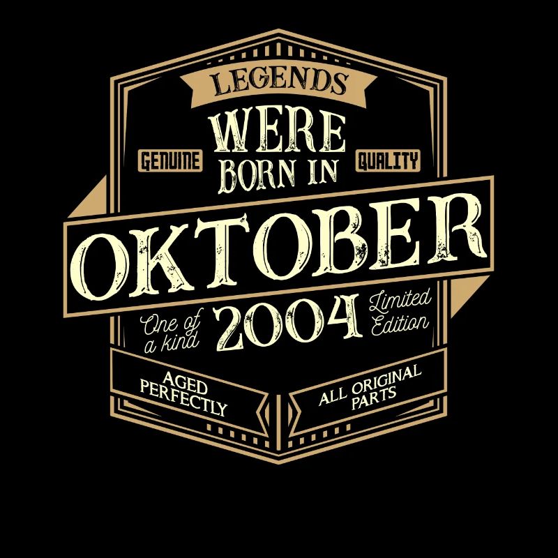 Oktober 2004 Geburtstag Mann