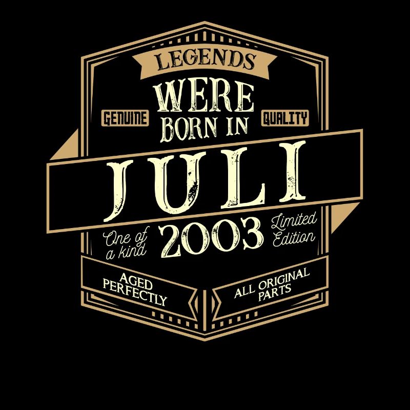 Juli 2003 Geburtstag Mann